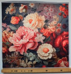 画像3: 「J即納」はぎれ45×45：ベロア ブーケ・フルリ (3)