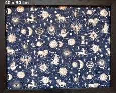 画像1: 「J即納」はぎれ80×50：コズミック（コバルトブルー） (1)