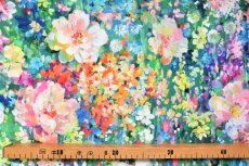 画像4: 「J即納」はぎれ70×50：ジヴェルニーの庭（マルチカラー） (4)
