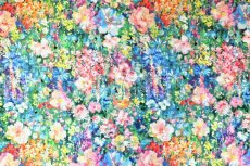 画像8: 「J即納」はぎれ70×50：ジヴェルニーの庭（マルチカラー） (8)