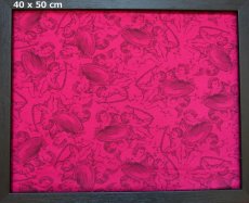 画像1: 「F在庫」はぎれ78×42：tdj アンジェロ（ストレッチ素材、天使、フーシャピンク） (1)