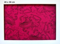 画像2: 「F在庫」はぎれ78×42：tdj アンジェロ（ストレッチ素材、天使、フーシャピンク） (2)