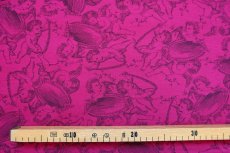画像4: 「F在庫」はぎれ78×42：tdj アンジェロ（ストレッチ素材、天使、フーシャピンク） (4)