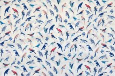 画像12: 「F在庫」はぎれ72×49：ミニペロケ（鳥、白ベース） (12)