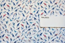 画像10: 「F在庫」はぎれ72×49：ミニペロケ（鳥、白ベース） (10)