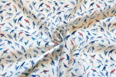 画像6: 「F在庫」はぎれ72×49：ミニペロケ（鳥、白ベース） (6)