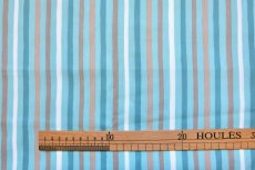 画像2: 「F在庫」はぎれ75×48：ストライプトランザ（ブルー） (2)