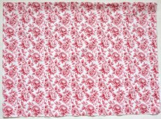 画像5: 「F在庫」はぎれ75×50：コバルト（バラ、赤） (5)