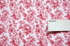 画像9: 「F在庫」はぎれ75×50：コバルト（バラ、赤） (9)