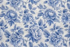 画像6: 「F在庫」はぎれ75×50：コバルト（バラ、ブルー） (6)