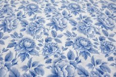 画像12: 「F在庫」はぎれ75×50：コバルト（バラ、ブルー） (12)