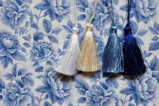 画像9: 「F在庫」はぎれ75×50：コバルト（バラ、ブルー） (9)