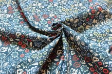 画像6: 「F在庫」はぎれ70×50：ジョーゼット（ペトロールブルー） (6)