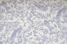 画像14: 「F在庫」はぎれ70×100：ポン・ロマンティック（孔雀、ブルー） (14)