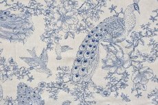 画像12: 「F在庫」はぎれ70×100：ポン・ロマンティック（孔雀、ブルー） (12)