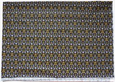 画像3: 「移動中」廃盤はぎれ70×50：クロテール（黒ベース） (3)