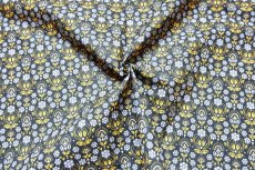 画像7: 「移動中」廃盤はぎれ70×50：クロテール（黒ベース） (7)