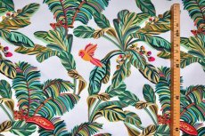 画像4: 「F在庫」はぎれ70×50：ヤスミン（コットンハーフパナマ、マルチカラー） (4)