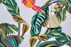 画像7: 「F在庫」はぎれ70×50：ヤスミン（コットンハーフパナマ、マルチカラー） (7)