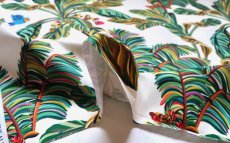 画像16: 「F在庫」はぎれ70×50：ヤスミン（コットンハーフパナマ、マルチカラー） (16)