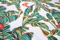 画像15: 「F在庫」はぎれ70×50：ヤスミン（コットンハーフパナマ、マルチカラー） (15)