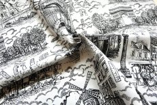 画像10: 「F在庫」はぎれ70×50：オスマン・パリ（白ベース黒） (10)