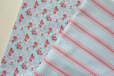 画像14: 「F在庫」はぎれ75×50：スザンヌ（小花、水色ベース） (14)