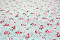 画像5: 「F在庫」はぎれ75×50：スザンヌ（小花、水色ベース） (5)