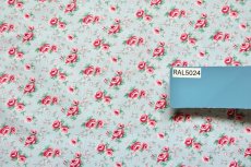 画像6: 「F在庫」はぎれ75×50：スザンヌ（小花、水色ベース） (6)