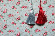 画像7: 「F在庫」はぎれ75×50：スザンヌ（小花、水色ベース） (7)