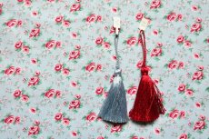 画像8: 「F在庫」はぎれ75×50：スザンヌ（小花、水色ベース） (8)