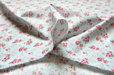 画像9: 「F在庫」はぎれ75×50：スザンヌ（小花、水色ベース） (9)