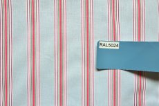 画像9: 「F在庫」はぎれ75×50：スージー（水色ベース、ストライプ） (9)