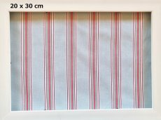 画像3: 「F在庫」はぎれ75×50：スージー（水色ベース、ストライプ） (3)