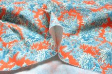 画像8: 「F在庫」はぎれ75×50：ミニ・マハラニ（オレンジベースブルー） (8)