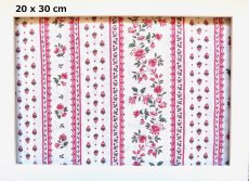 画像2: 「J即納」はぎれ80×50：フィゲロール・ストライプ（生成りベースピンク） (2)