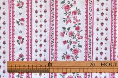 画像3: 「J即納」はぎれ80×50：フィゲロール・ストライプ（生成りベースピンク） (3)