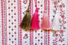 画像7: 「J即納」はぎれ80×50：フィゲロール・ストライプ（生成りベースピンク） (7)