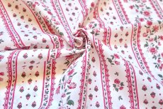 画像8: 「J即納」はぎれ80×50：フィゲロール・ストライプ（生成りベースピンク） (8)