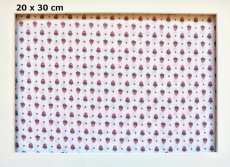 画像1: 「J即納」はぎれ80×50：フィゲロール・ムーシュ（生成りベースピンク） (1)