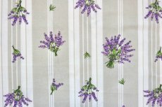 画像6: 「J即納」はぎれ80×50：クティール・ド・プロヴァンス（ベージュ、ラベンダーストライプ） (6)