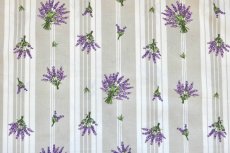 画像7: 「J即納」はぎれ80×50：クティール・ド・プロヴァンス（ベージュ、ラベンダーストライプ） (7)