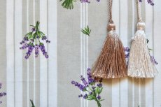 画像10: 「J即納」はぎれ80×50：クティール・ド・プロヴァンス（ベージュ、ラベンダーストライプ） (10)