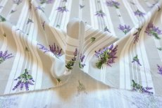 画像11: 「J即納」はぎれ80×50：クティール・ド・プロヴァンス（ベージュ、ラベンダーストライプ） (11)