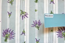 画像5: 「J即納」はぎれ80×50：クティール・ド・プロヴァンス（セージ、ラベンダーストライプ） (5)