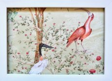 画像7: 「J即納」はぎれ77x100：アニモー・エグゾティック（コットンサテン、グリーンベース） (7)