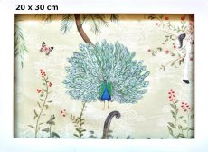 画像4: 「J即納」はぎれ77x100：アニモー・エグゾティック（コットンサテン、グリーンベース） (4)