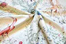 画像16: 「J即納」はぎれ77x100：アニモー・エグゾティック（コットンサテン、グリーンベース） (16)