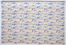 画像10: 「移動中」はぎれ50×33：イルカと花（ナチュラル） (10)