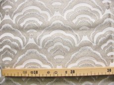 画像3: 「F在庫」廃盤はぎれ70×50：オーサカ（ジャカード、ベージュ） (3)
